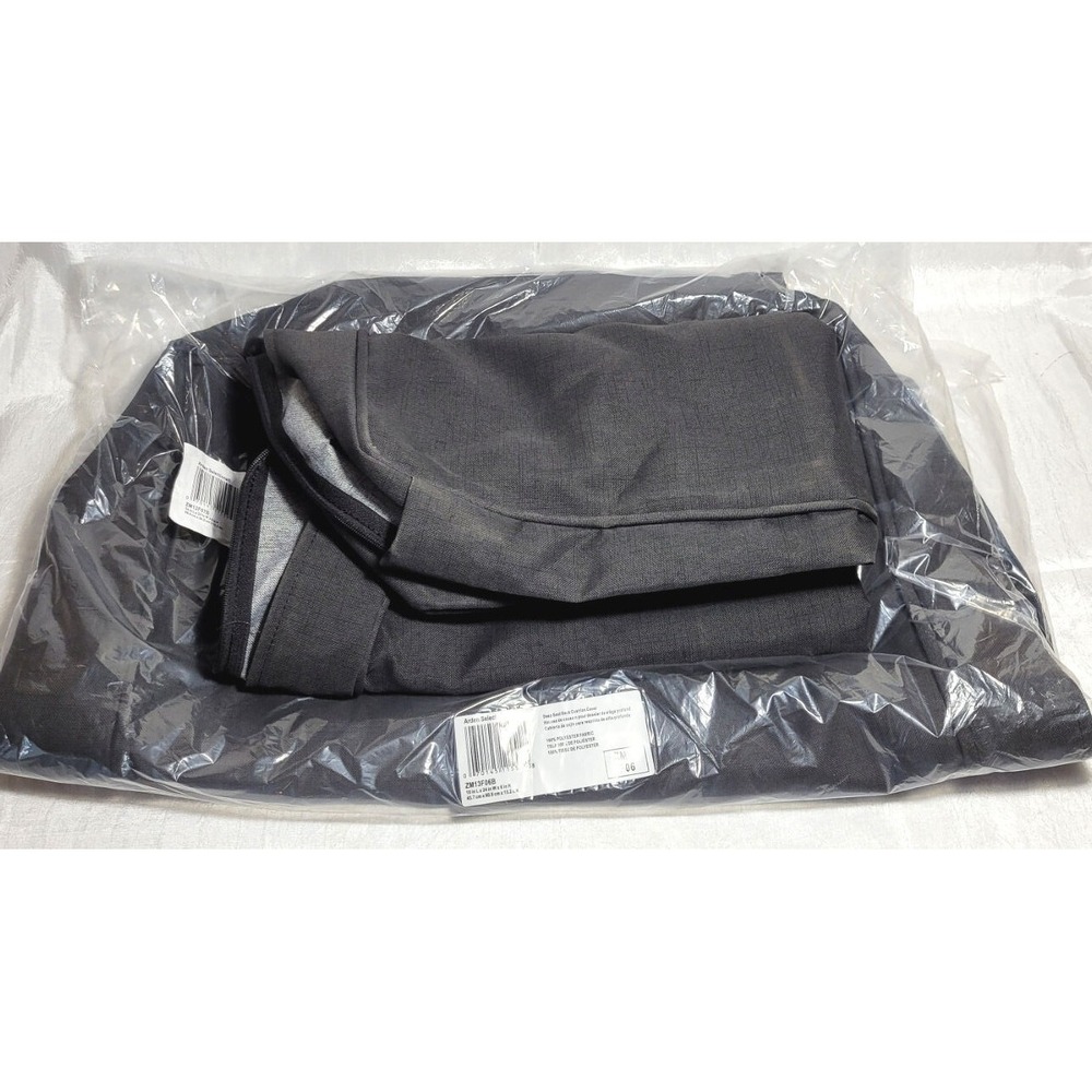 Arden Selections Deep Seat Back & Bottom Replacement Cushion Cover Set - Black